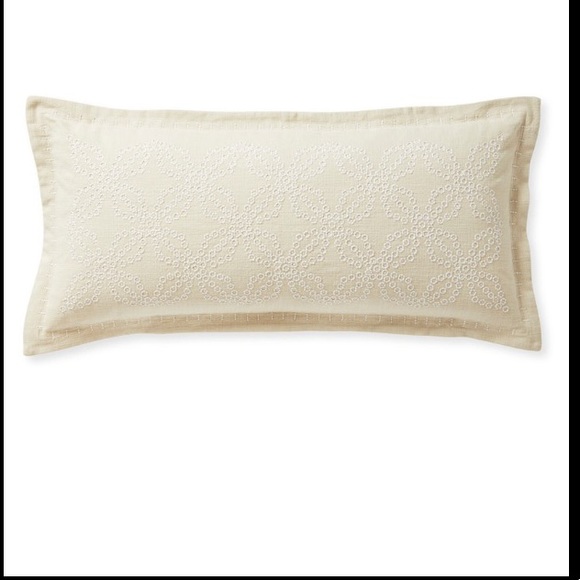 Serena & Lily Summerdale Washed Sand Pillow Cover - Picture 2 of 4